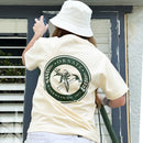 THE ORIGINAL BEIGE TEE - KHAKI LOGO